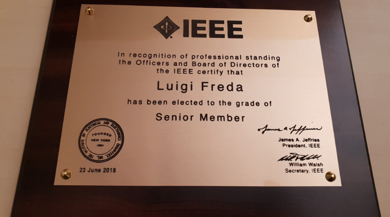 IEEE Senior Member Elevation